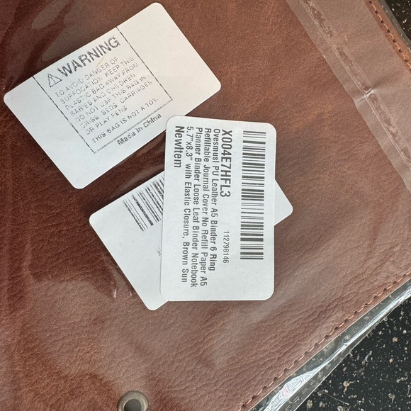 Brown Sun Design binder journal card holder NWT - Picture 5 of 5